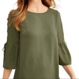 Time and Tru olvie green top